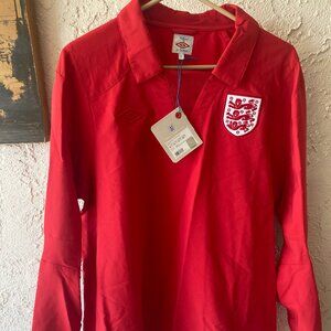 ENGLAND OFFICIAL SOCCER WARM UP TRAINING XL NWT